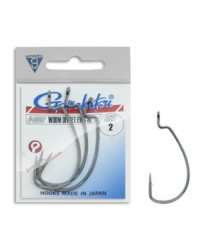 Крючок Gamakatsu офсетный Worm Offset EWG NS Black #2 6шт