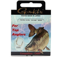 Гачок Gamakatsu BKD-3320G Carp 75cm Gold # 2 10шт 0.30mm