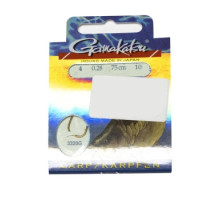 Гачок Gamakatsu BKD-3320G Carp 75cm Gold # 4 10шт 0.28mm