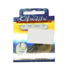 Крючок Gamakatsu BKD-3320G Carp 75cm Gold #4 10шт 0.28mm
