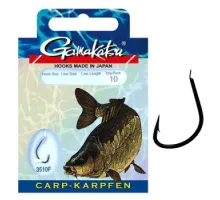 Hook Gamakatsu BKD-3510F Carp 85cm Black # 2 10pcs 0.30mm 