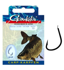 Крючок Gamakatsu BKD-3510F Carp 85cm Black #2 10шт 0.30mm 