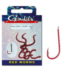 Крючок Gamakatsu BKD-5260B Red Worms 60cm Bronze #4 10шт 0.25mm
