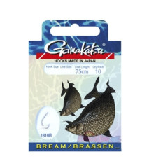 Крючок Gamakatsu BKS-1810B Bream Feeder 75cm Bronze #14 10шт 0.12mm