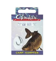 Гачок Gamakatsu BKS-3510F Carp 60cm Black # 2 10шт 0.30mm