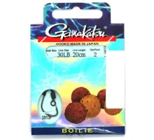 Гачок Gamakatsu BKS-3513F Boilie 20cm Black # 1 2шт 0.30mm 