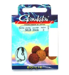 Гачок Gamakatsu BKS-3513F Boilie 20cm Black # 1 2шт 0.30mm 
