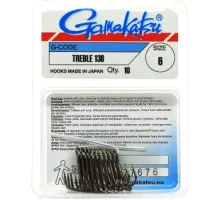 Gamakatsu Hook Treble 13B Bronze # 6 10pcs