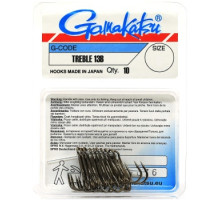Гачок Gamakatsu потрійний Treble 13NS Black # 10 10шт
