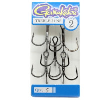 Gamakatsu Hook Treble 21 NS EWG Black # 2 5pcs