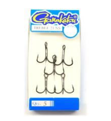 Крючок Gamakatsu тройной Treble 21 NS EWG Black #10 5шт