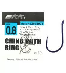 Гачок BKK Chinu With Ring 10pcs #0.8