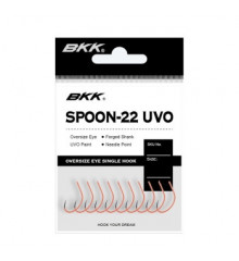 Крючок BKK для блесен Spoon-22 UVO  #2