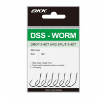 Крючок BKK для дроп шота DSS-WORM #1/0