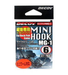 Крючок Decoy Mini Hook MG-1 6, 10шт