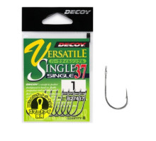 Крючок Decoy Single 37 Versatile Single 1, 8 шт.