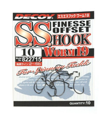 Гачок Decoy Worm19 S. S. Hook #10 (10 шт/уп)