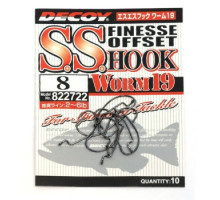 Гачок Decoy Worm19 S. S. Hook #8 (10 шт/уп)