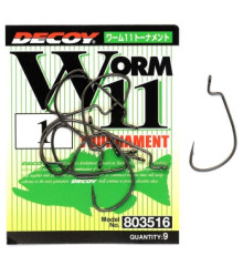 Гачок Decoy Worm11 Tournament #1 (9 шт/уп)