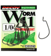 Гачок Decoy Worm11 Tournament #1/0 (9 шт/уп)