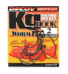 Гачок Decoy Worm17 Kg Hook #2 (9 шт/уп)