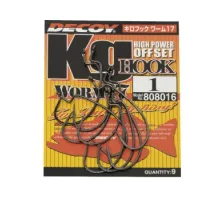 Гачок Decoy Worm17 Kg Hook #1 (9 шт/уп)