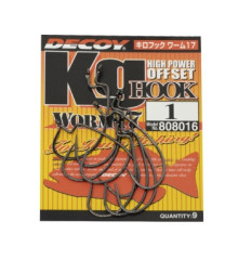 Крючок Decoy Worm 17 Kg Hook 1, 9шт