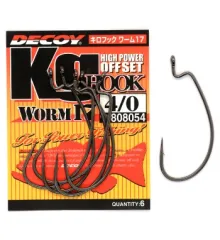 Гачок Decoy Worm17 Kg Hook #4/0 (6 шт/уп)
