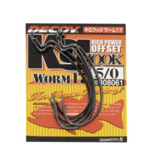 Крючок Decoy Worm 17 Kg Hook 5/0, 5шт