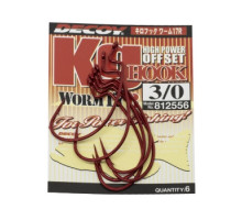 Decoy hook Worm17R Kg Hook R # 3/0 6 pcs / pack