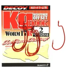 Гачок Decoy Worm17R Kg Hook R #2 (7 шт/уп)