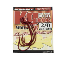 Гачок Decoy Worm17R Kg Hook R #2/0 (6 шт/уп)