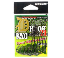 Decoy Worm 21 Digging Hook 3/0, 6pcs