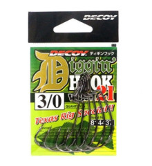 Гачок Decoy Worm21 Digging Hook #3/0 (6 шт/уп)
