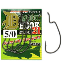Гачок Decoy Worm21 Digging Hook #5/0 (4 шт/уп)