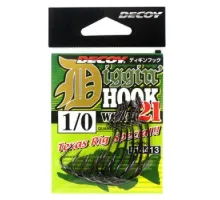 Гачок Decoy Worm21 Digging Hook #1/0 (7 шт/уп)