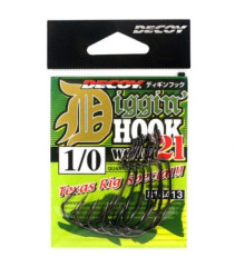 Гачок Decoy Worm21 Digging Hook #1/0 (7 шт/уп)