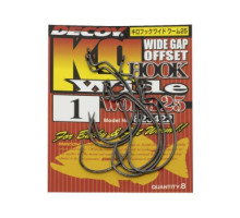 Крючок Decoy Worm 25 Hook Wide 1, 8 шт