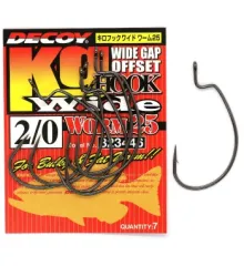 Decoy Worm 25 Hook Wide 2/0, 7 pcs