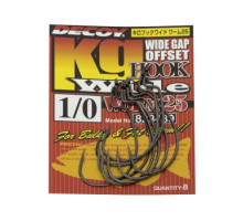 Крючок Decoy Worm 25 Hook Wide 1/0, 8 шт