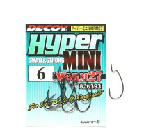 Крючок Decoy Worm27 Hyper Mini #6 (9 шт/уп)