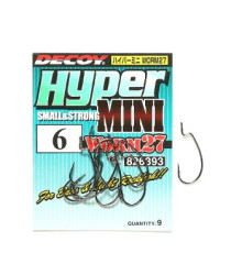 Гачок Decoy Worm27 Hyper Mini #6 (9 шт/уп)