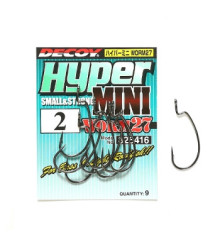 Гачок Decoy Worm27 Hyper Mini #2 (9 шт/уп)