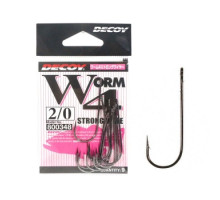 Крючок Decoy Worm 4 Strong Wire 2/0, 9 шт