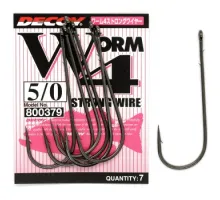 Decoy Worm 4 Strong Wire 5/0 Hook, 7pcs
