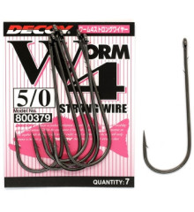 Крючок Decoy Worm 4 Strong Wire 5/0, 7шт