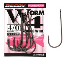 Гачок Decoy Worm4 Strong Wire #4/0 (8 шт/уп)