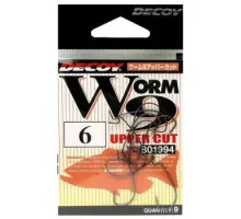 Гачок Decoy Worm9 Upper Cut #6 (9 шт/уп)