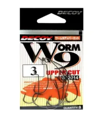 Decoy Worm 9 Upper Cut 3 Hook, 9pcs