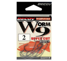 Крючок Decoy Worm 9 Upper Cut 2, 9шт